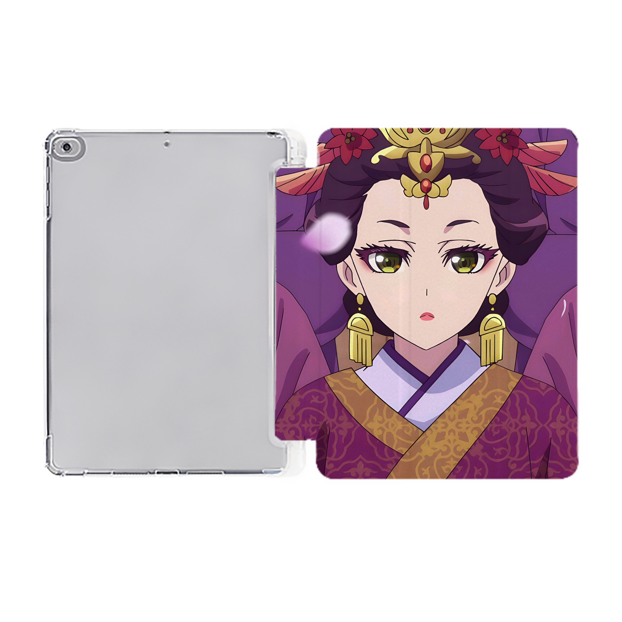 （画像用） 薬屋のひとりごと The Apothecary Diaries IPad ケース ペン収納付き 三つ折りスタンド PUレザー×シリコン 対応機種9.5/10.5/10.9インチ